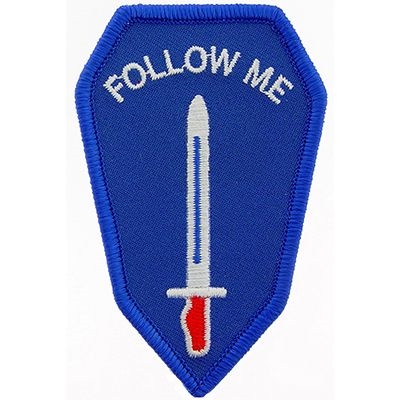 IRON ON ARMY INFANTRY SCHOOL PATCH