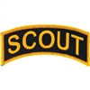 IRON ON SCOUT TAB PATCH