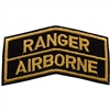 IRON ON AIRBORNE RANGER TAB PATCH