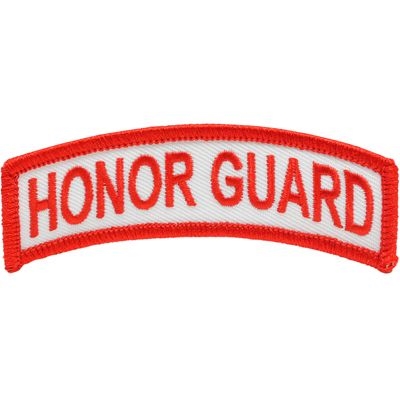 IRON ON HONOR GUARD TAB PATCH