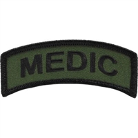 IRON ON SUBDUED MEDIC PATCH
