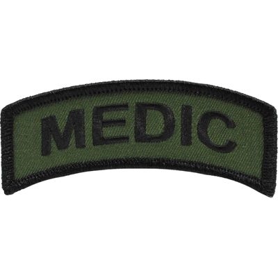 IRON ON SUBDUED MEDIC PATCH