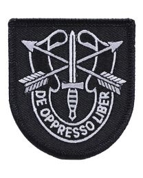 IRON ON SPECIAL FORCES  BLACK FLASH PATCH
