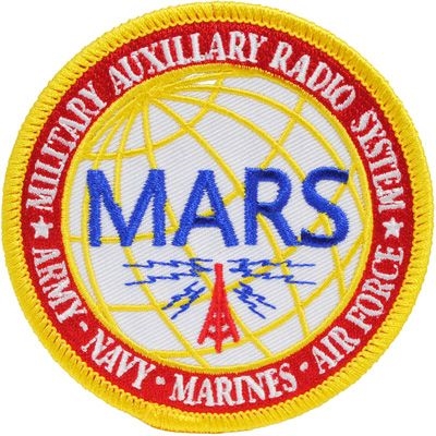 IRON ON MARS PATCH