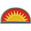 IRON ON 41st DIV SUNSET PATCH
