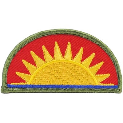 IRON ON 41st DIV SUNSET PATCH