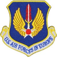 IRON ON US FORCES IN EUROPE PATCH