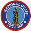 IRON ON NATIONAL GUARD VETERAN PATCH