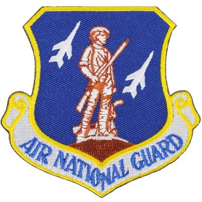 IRON ON AIR NATIONAL GUARD PATCH