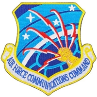 IRON ON AF COMMUNICATIONS COMMAND PATCH