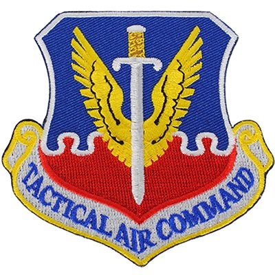 IRON ON TACTICAL AIR COMMAND PATCH