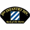IRON ON 3rd INFANTRY DIV HAT PATCH