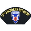 IRON ON 11th AIRBORNE DIV HAT PATCH