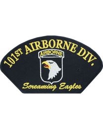 IRON ON 101ST AIRBORNE HAT PATCH