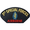 IRON ON 1st SPECIAL FORCES AIRBORNE HAT PATCH