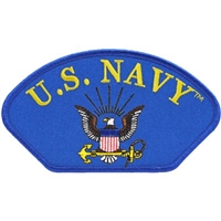 IRON ON US NAVY HAT PATCH