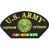 IRON ON US ARMY VIETNAM VETERAN HAT PATCH