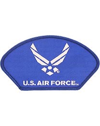 IRON ON US AIR FORCE SYMBOL HAT PATCH