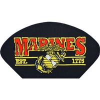 IRON ON MARINES EST. 1775 HAT PATCH