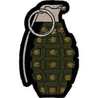 IRON ON MILITARY POLICE SKULL PATCH