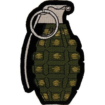IRON ON MILITARY POLICE SKULL PATCH