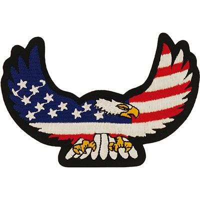 IRON ON USA EAGLE PATCH