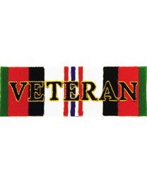 IRON ON ENDURING FREEDOM RIBBON VETERAN PATCH