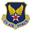 IRON ON AIR FORCE SHIELD PATCH