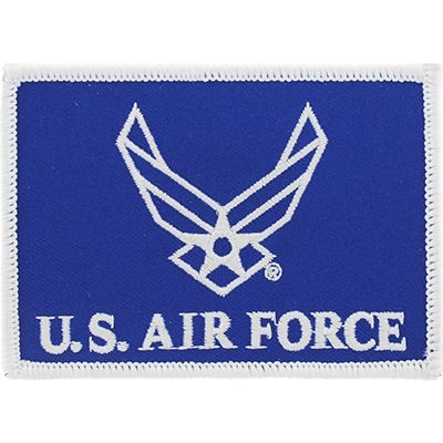 IRON ON AIR FORCE FLAG II PATCH