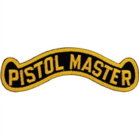 IRON ON PISTOL MASTER PATCH
