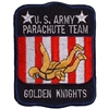 IRON ON ARMY GOLDEN KNIGHTS PARACHUTE TEAM PATCH