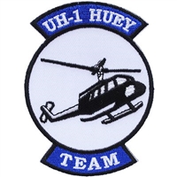IRON ON UH-1 HUEY TEAM PATCH