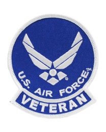 IRON ON US AIR FORCE VETERAN PATCH