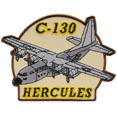 IRON ON  HERCULES C-130 PATCH