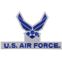 IRON ON USAF SYMBOL PATCH