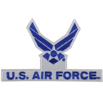 IRON ON USAF SYMBOL PATCH