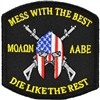 IRON ON MESS WITH THE BEST MOLON LABE PATCH