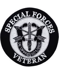 IRON ON SPECIAL FORCES VETERAN PATCH