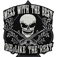 IRON ON BLACK MESS WITH THE BEST PATCH