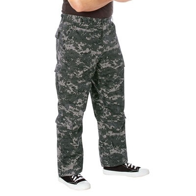 Vintage Paratrooper Cargo Fatigue Pants - Subdued Urban Digital Camo