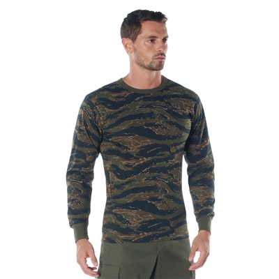 Long Sleeve Solid T-Shirt - Tigerstripe