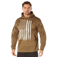 Concealed Carry U.S. Flag Hoodie - Coyote