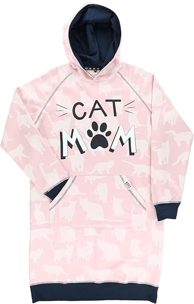 SLEEP HOODIE CAT MOM