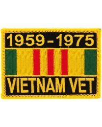 IRON ON VIETNAM VET 1959-1975 PATCH