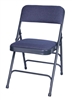 Sale Blue Vinyl Padded Metal Folding Chairs, Wholesale folding metal chairs, quality folding metal chairs