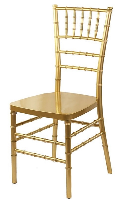 Gold  Metal Chiavari Chair, chiavari