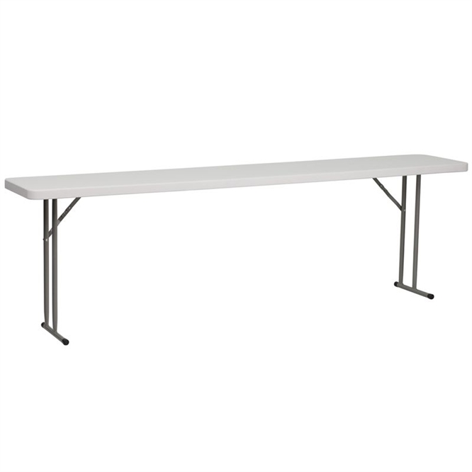 18 x 72" discount Seminar Plastic Folding Table, Plastic folding tables cheap price