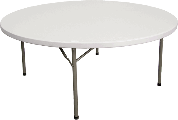 Wholesale Prices 60" Round Plastic Folding table, Wholesale Prices for Round Plastic Folding Tables,  California Tables, Banquet Resin Tables,,