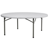 72" Plastic Folding Tables | CHEAP Round Plastic Folding Table | Banquet Plastic Tables | WHOLESALE CHAIRS :