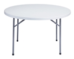 48" Round Folding Tables, Plastic Tables, Folding Stackikng Tables, Plastic Resin Tables, Folding Chairs,  Tables